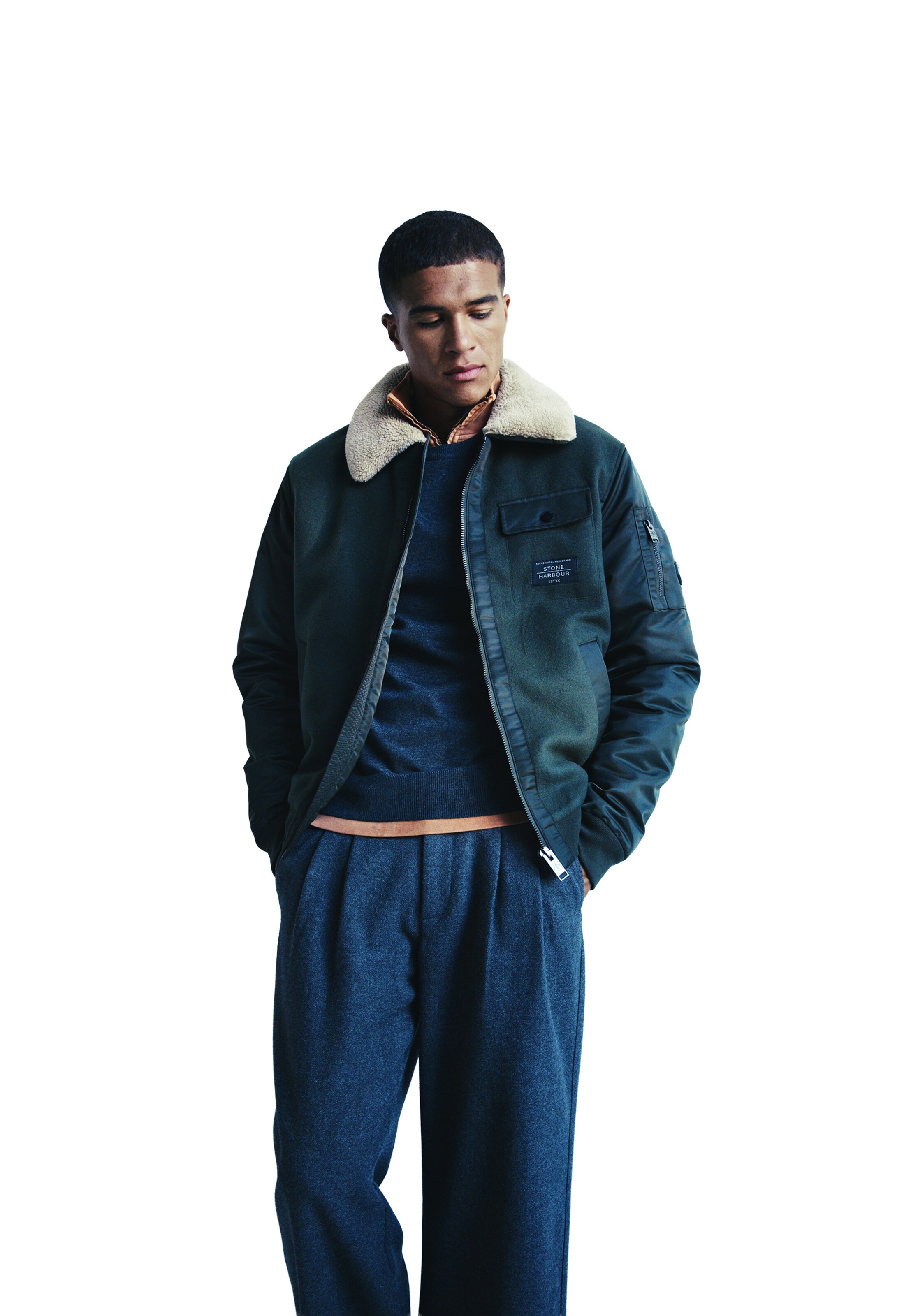STONE HARBOUR - Chaqueta de entretiempo 'Somaeel XX' en azul