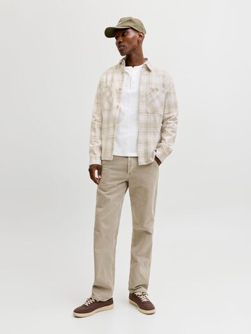 Coupe regular Chemise JACK & JONES en beige