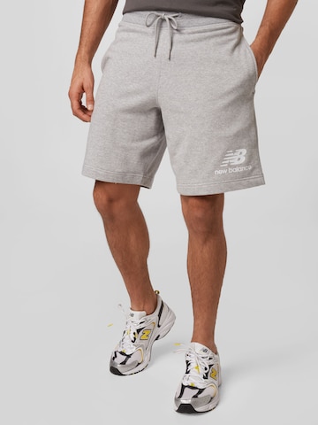 new balance Pants in Grey: front