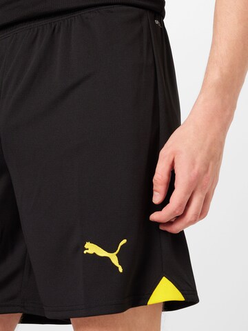 Regular Pantalon de sport 'Borussia Dortmund Home 2023/2024' PUMA en noir