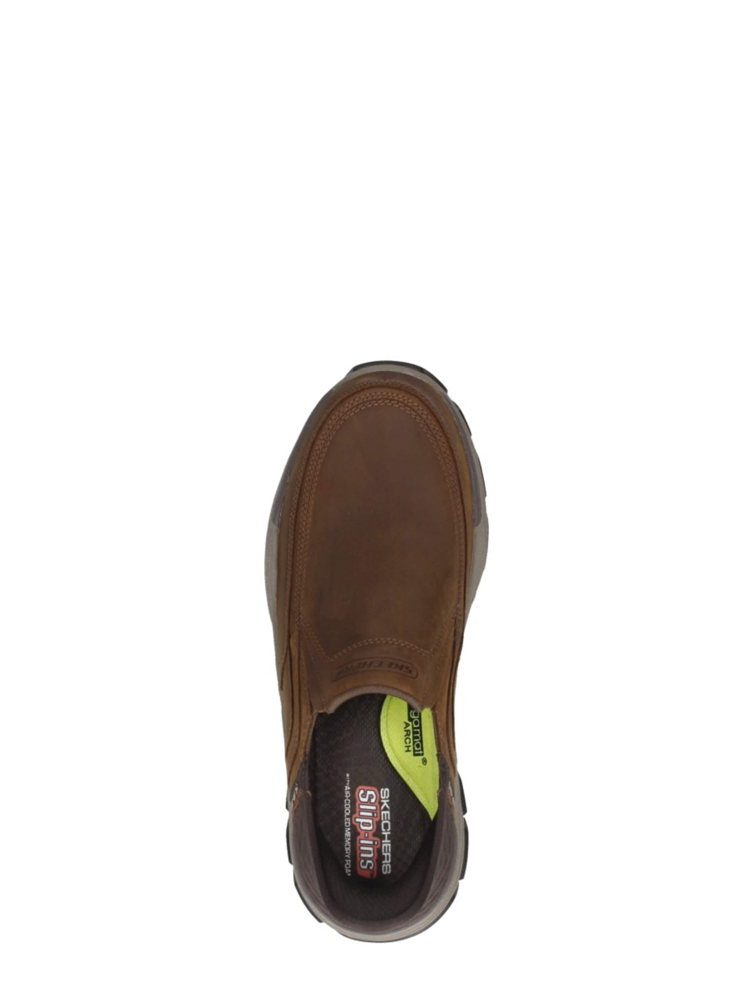 Chaussure basse 'Slip-Ins: Respected - Elgin Slip-Ins' SKECHERS en marron