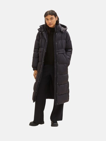 TOM TAILOR DENIM Winter Coat in Black