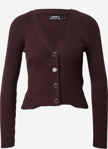 Cardigan 'MADDIE' ONLY en rouge : devant