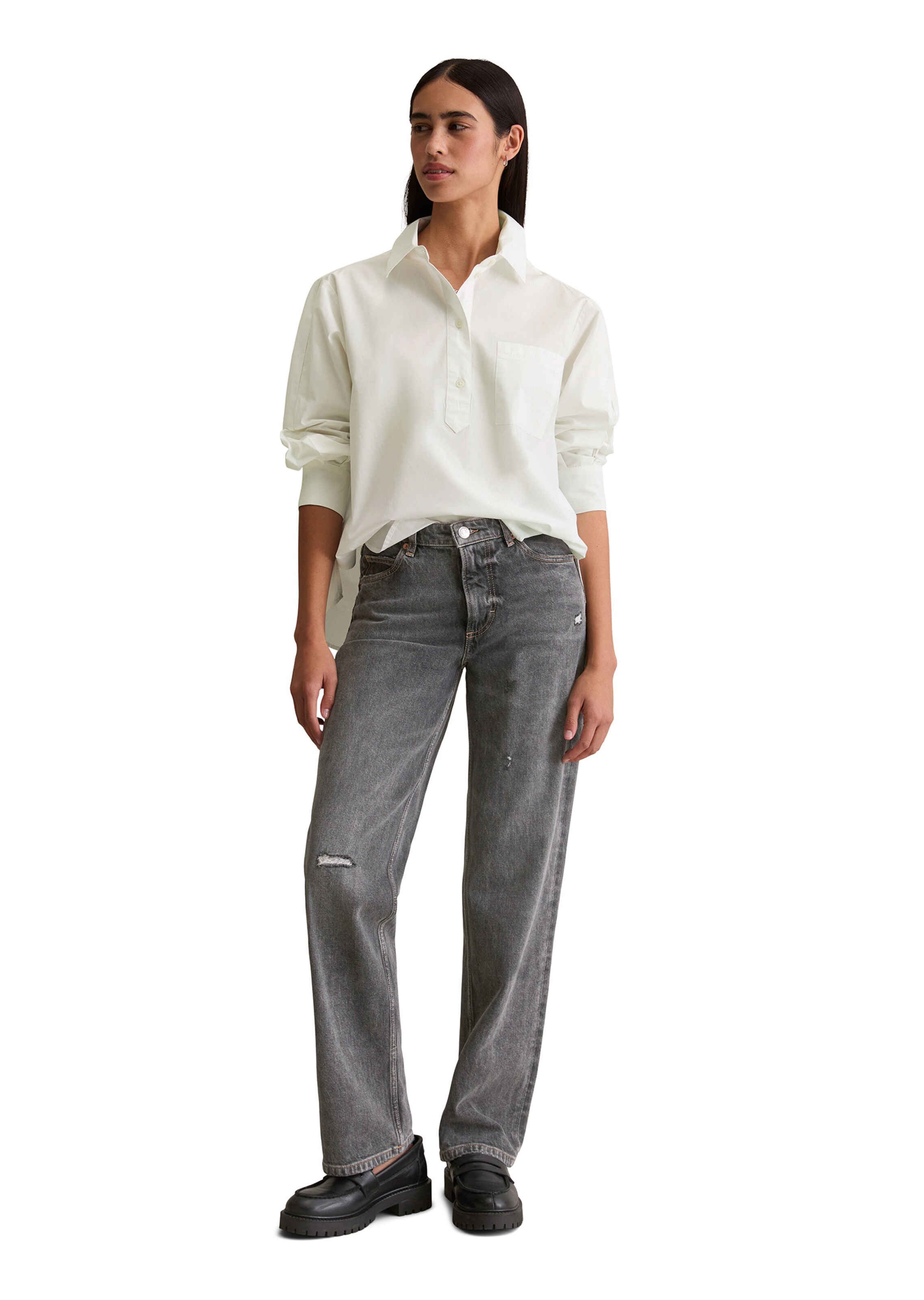 Marc O'Polo DENIM Blouse in Wit