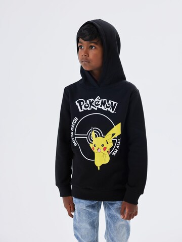 NAME IT Sweatshirt 'Noscar Pokemon' i svart