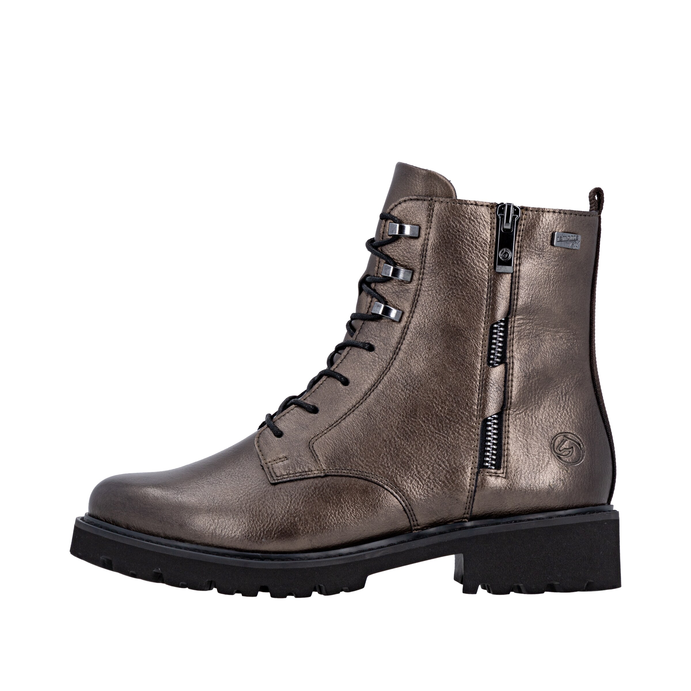 Bottines à lacets ' D8656 ' REMONTE en marron