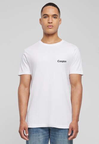 Maglietta 'Compton' di Mister Tee in bianco: frontale