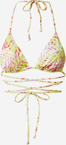 Hunkemöller Triangle Bikini top 'Marrakesh' in Green: front