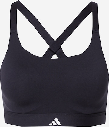 Bustier Soutien-gorge de sport 'TLRD Impact Luxe' ADIDAS PERFORMANCE en noir : devant