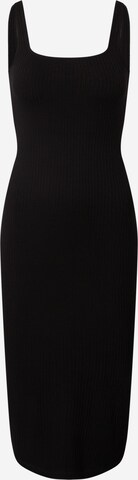 EDITED Knitted dress 'Quinn' in Black: front