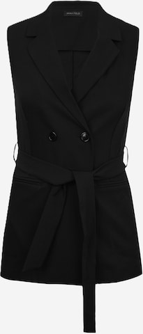 Vestă de costum de la Anna Field pe negru: față
