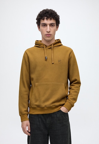 INDICODE JEANS Mikina 'Torric' – hnědá: přední strana