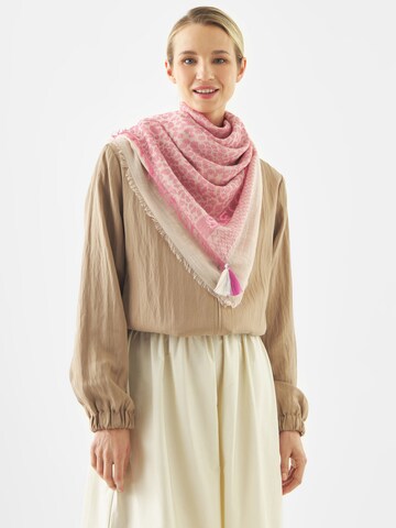 Foulard CODELLO en rose : devant