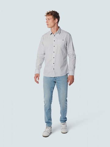 No Excess Regular Fit Hemd in Weiß