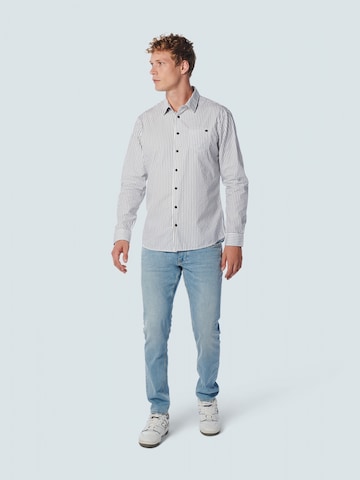 No Excess Regular fit Button Up Shirt in White