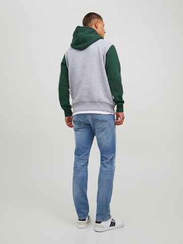 JACK & JONES - Regular Fit Sweatshirt em cinzento