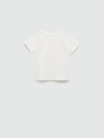 Tricou 'PETIT' de la MANGO KIDS pe bej
