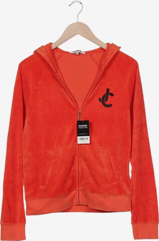 Juicy Couture Sweatshirt & Zip-Up Hoodie in XL in Orange: front