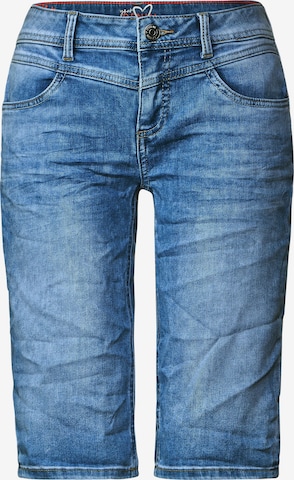 STREET ONE Slimfit Jeans 'Jane' in Blauw: voorkant