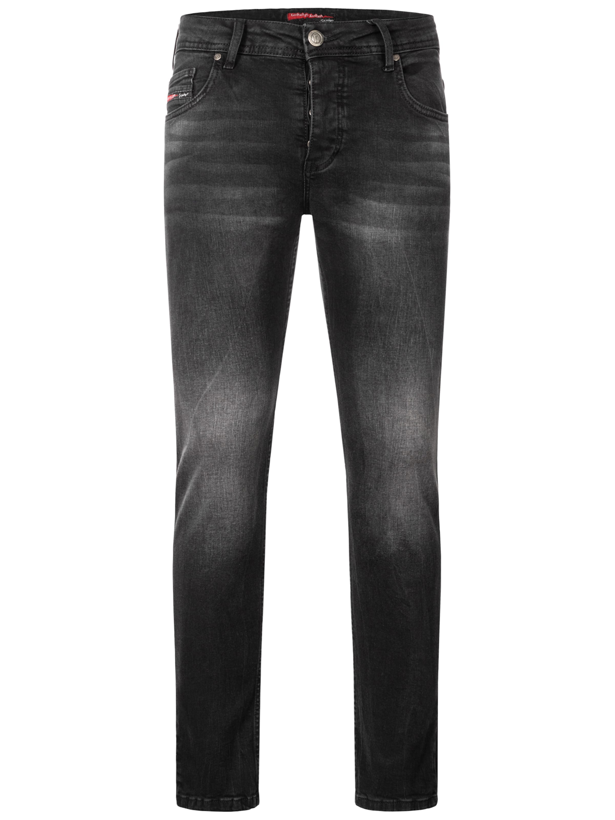 Lorenzo Loren Regular Jeans in Grau: Vorderseite