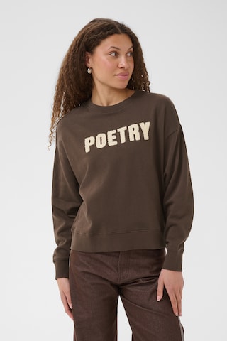 SAINT TROPEZ Sweatshirt 'Suzie' i brun: forside