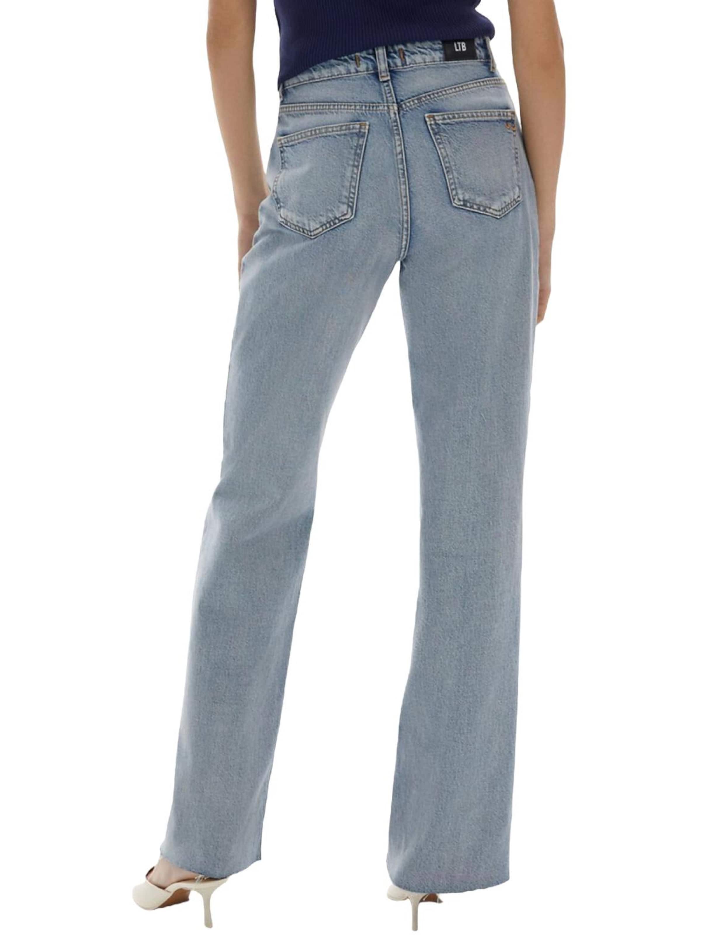 LTB Jeans - Slimfit Vaquero 'LTB Jeans Damen Darena Skinny Leg Low Waist Jeanshose' en verde