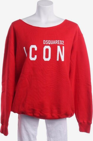 DSQUARED2 Sweatshirt / Sweatjacke XS in Rot: predná strana