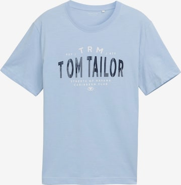 TOM TAILOR Футболка в Синий: спереди