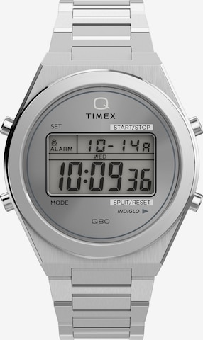 Montre digitale 'Q80 Continental' TIMEX en argent : devant