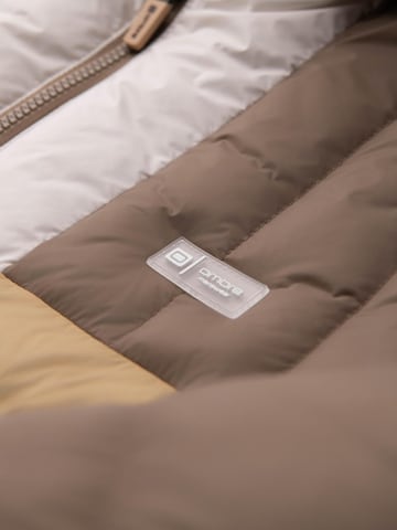 Ombre Winterjas in Beige