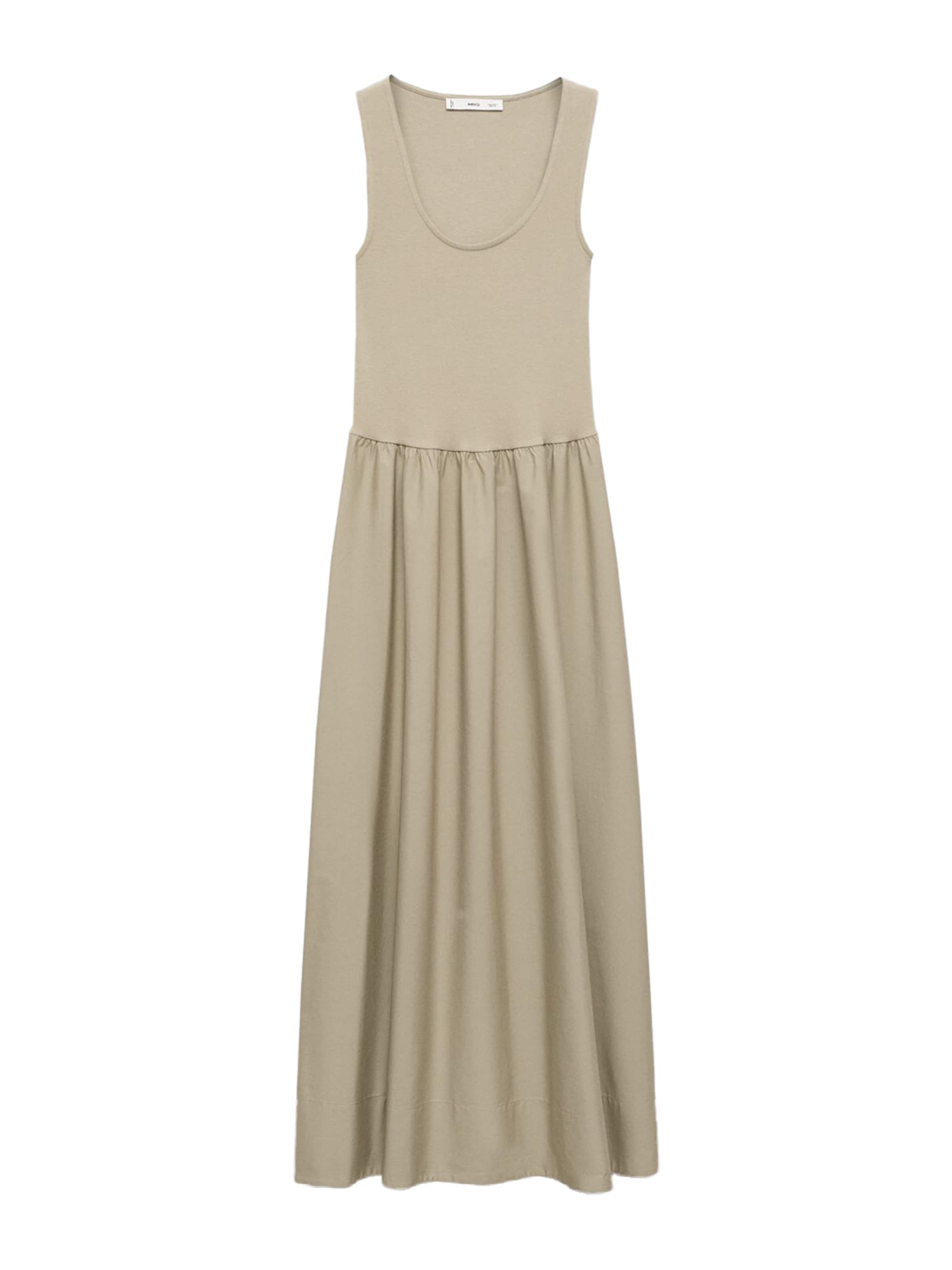 MANGO Sommarklänning 'VALVI' i grön: framsida