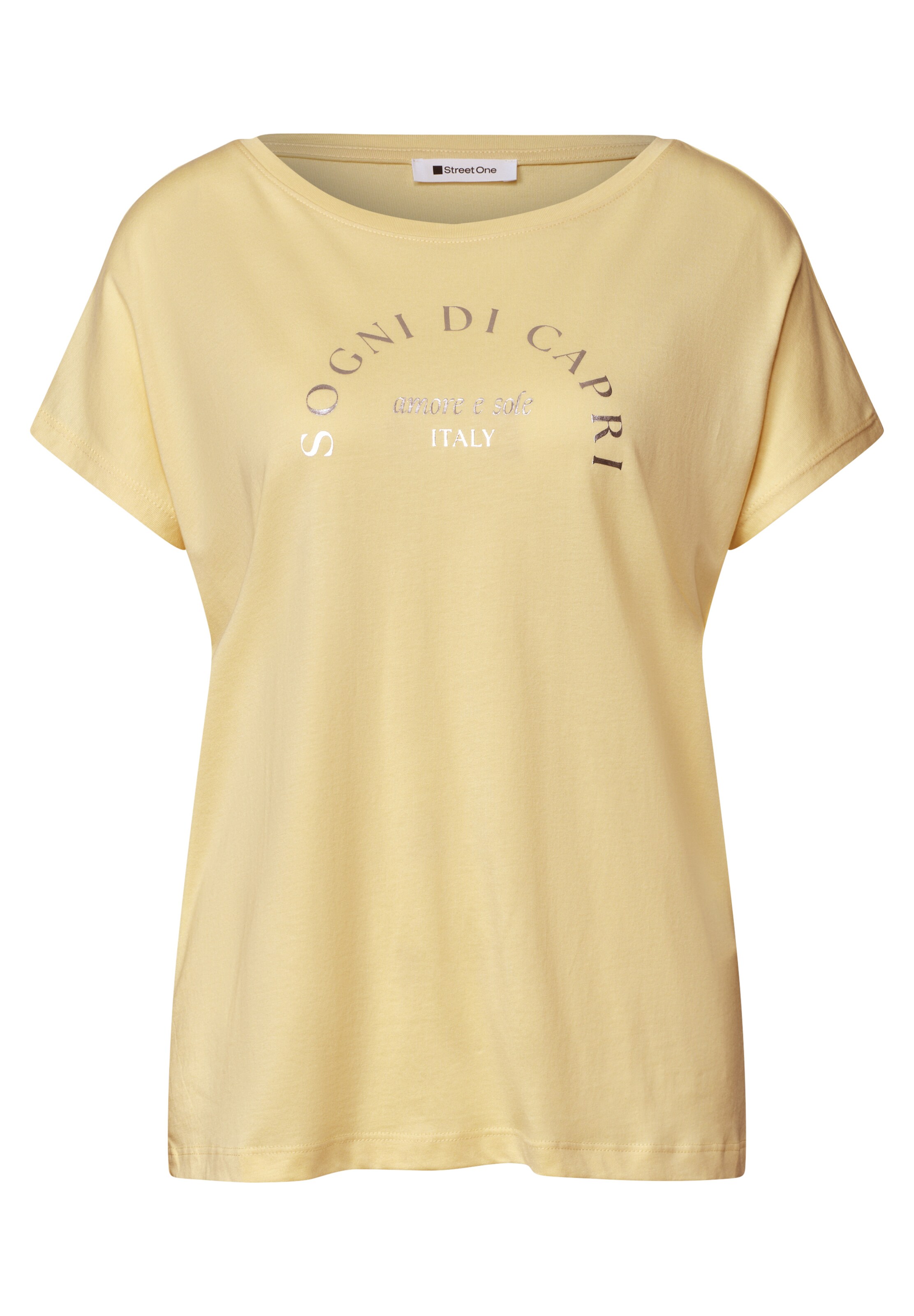 STREET ONE Shirt in Gelb: Vorderseite