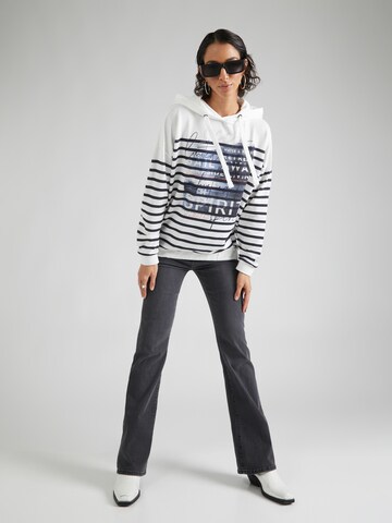 Soccx Sweatshirt 'Rock The Boat' in Weiß