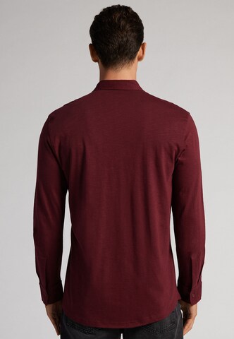 INTIMISSIMI Slim fit Button Up Shirt in Red