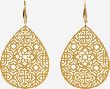 Gemshine Earrings in Gold: front