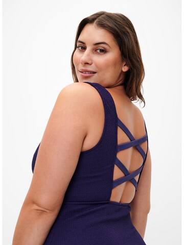 Invisible Maillot de bain 'Dream' Swim by Zizzi en violet