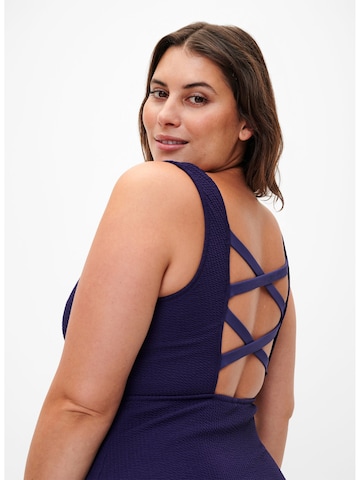 Invisible Maillot de bain 'Dream' Swim by Zizzi en violet