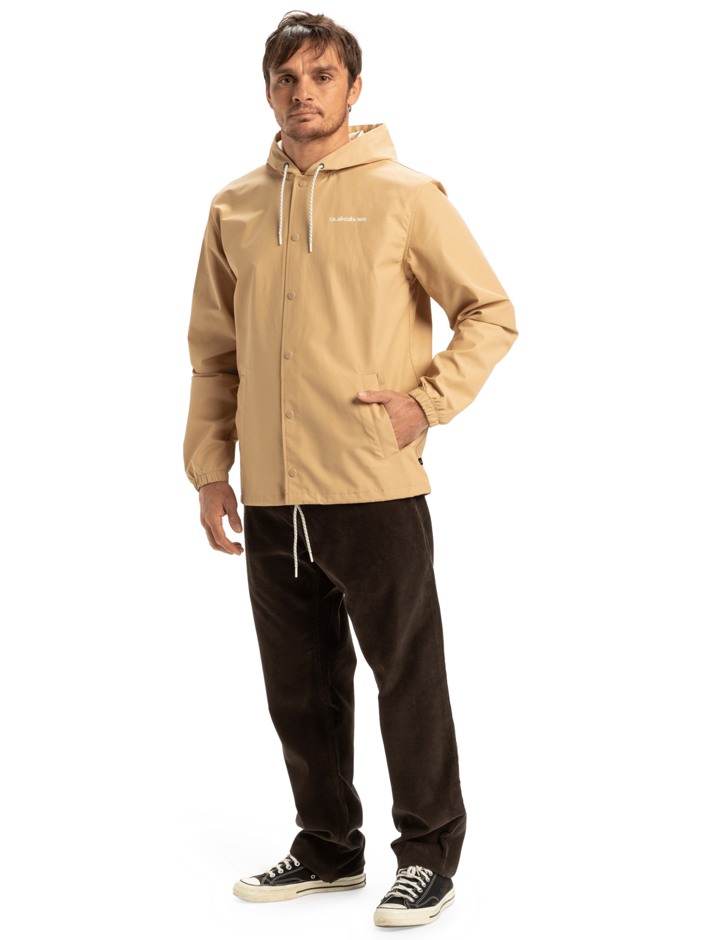 Veste mi-saison QUIKSILVER en beige