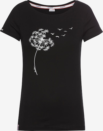 KangaROOS Shirt in Schwarz: Vorderseite