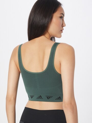 ADIDAS SPORTSWEAR Bustier Športni nederček 'Aero Light-Support' | zelena barva