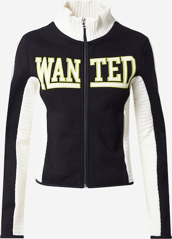 Bella x ABOUT YOU Zip-Up Hoodie 'Liz' in Black: front