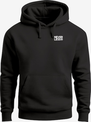 Neverless Sweatshirt 'Expedition' in Schwarz: Vorderseite