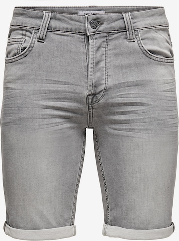 Only & Sons - Slimfit Vaquero 'Ply Life' en gris: frente