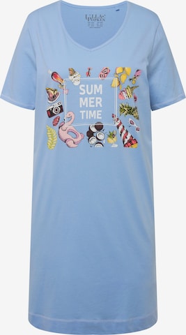 Ulla Popken Nachthemd in Blau: Vorderseite
