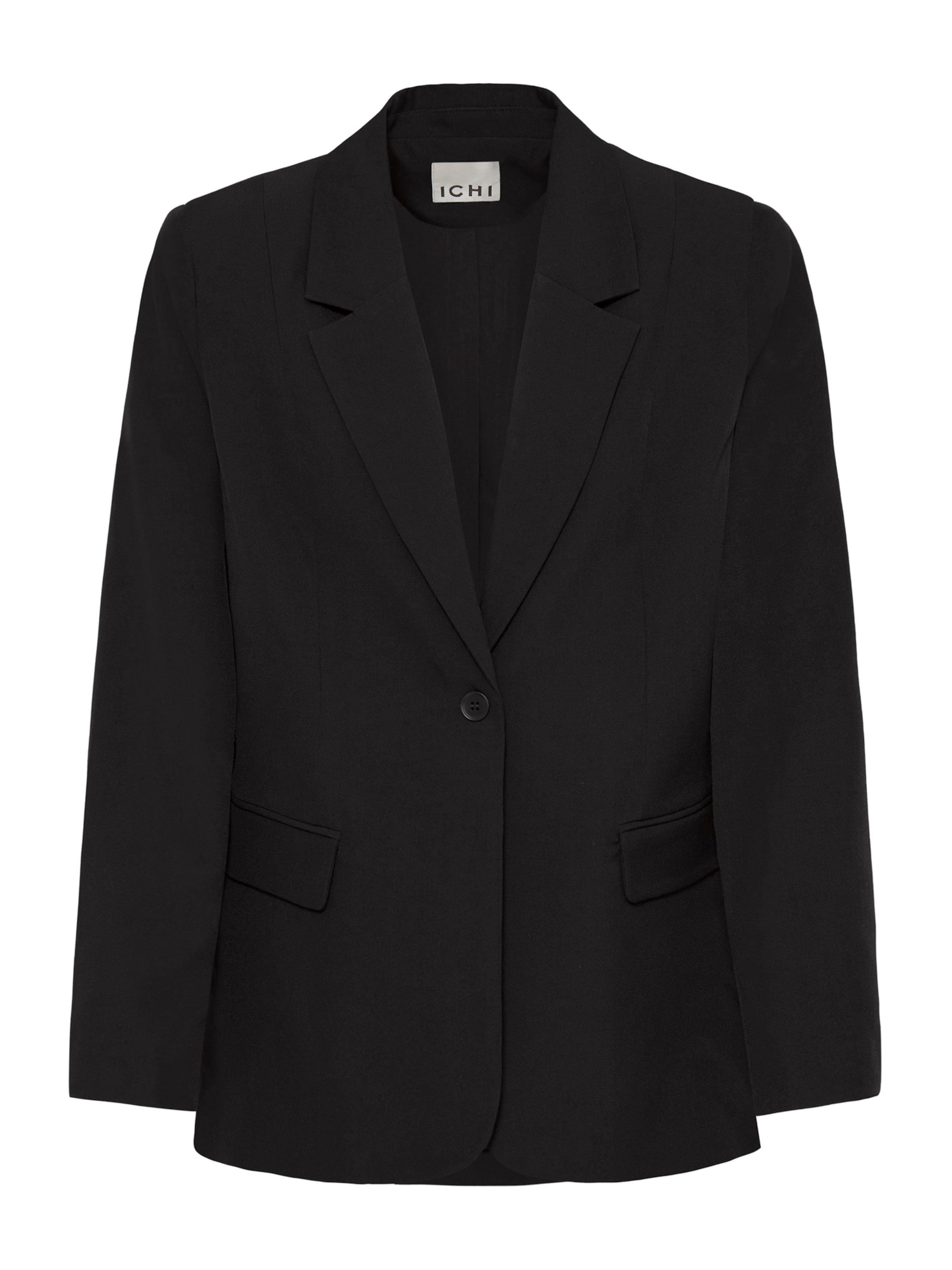 ICHI Blazer 'IHFAVA' i sort: forside