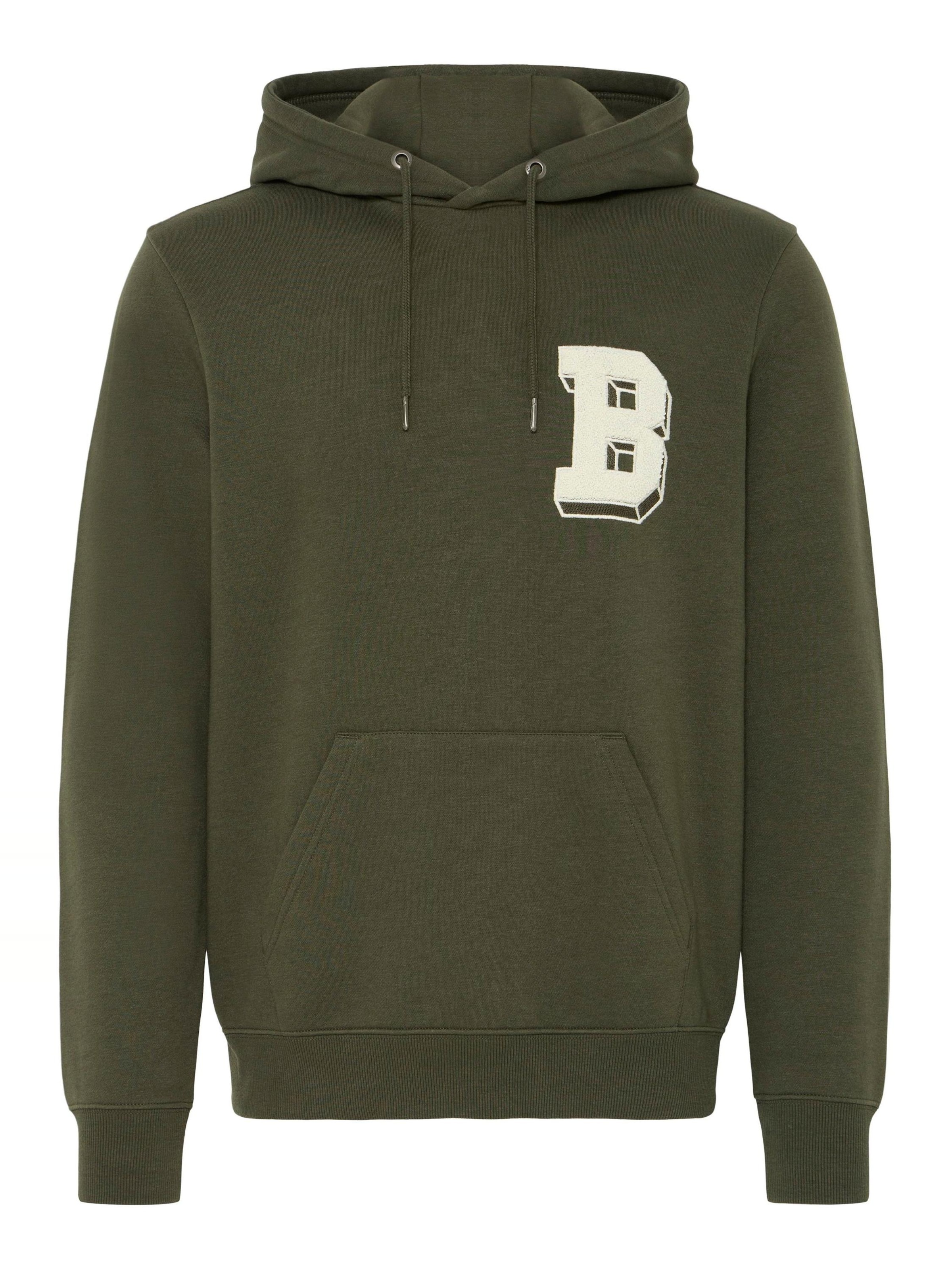 Pull-over ' BHBader ' BLEND en vert : devant