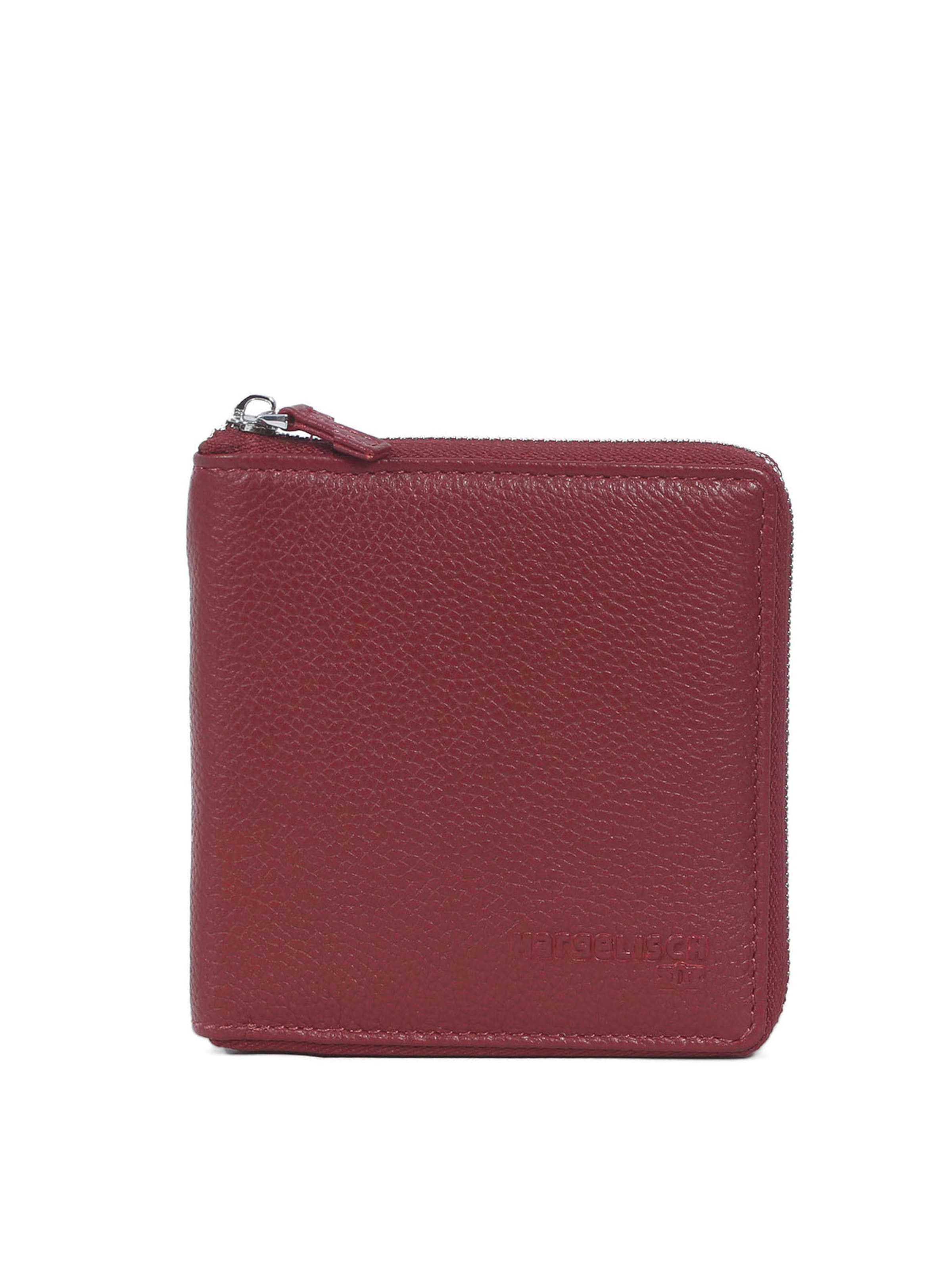 margelisch Portemonnee ' Bern 3' in Rood: voorkant