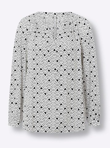 Camicia da donna di heine in nero: frontale