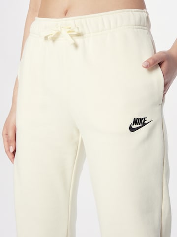 Nike Sportswear Ozke Hlače | bež barva