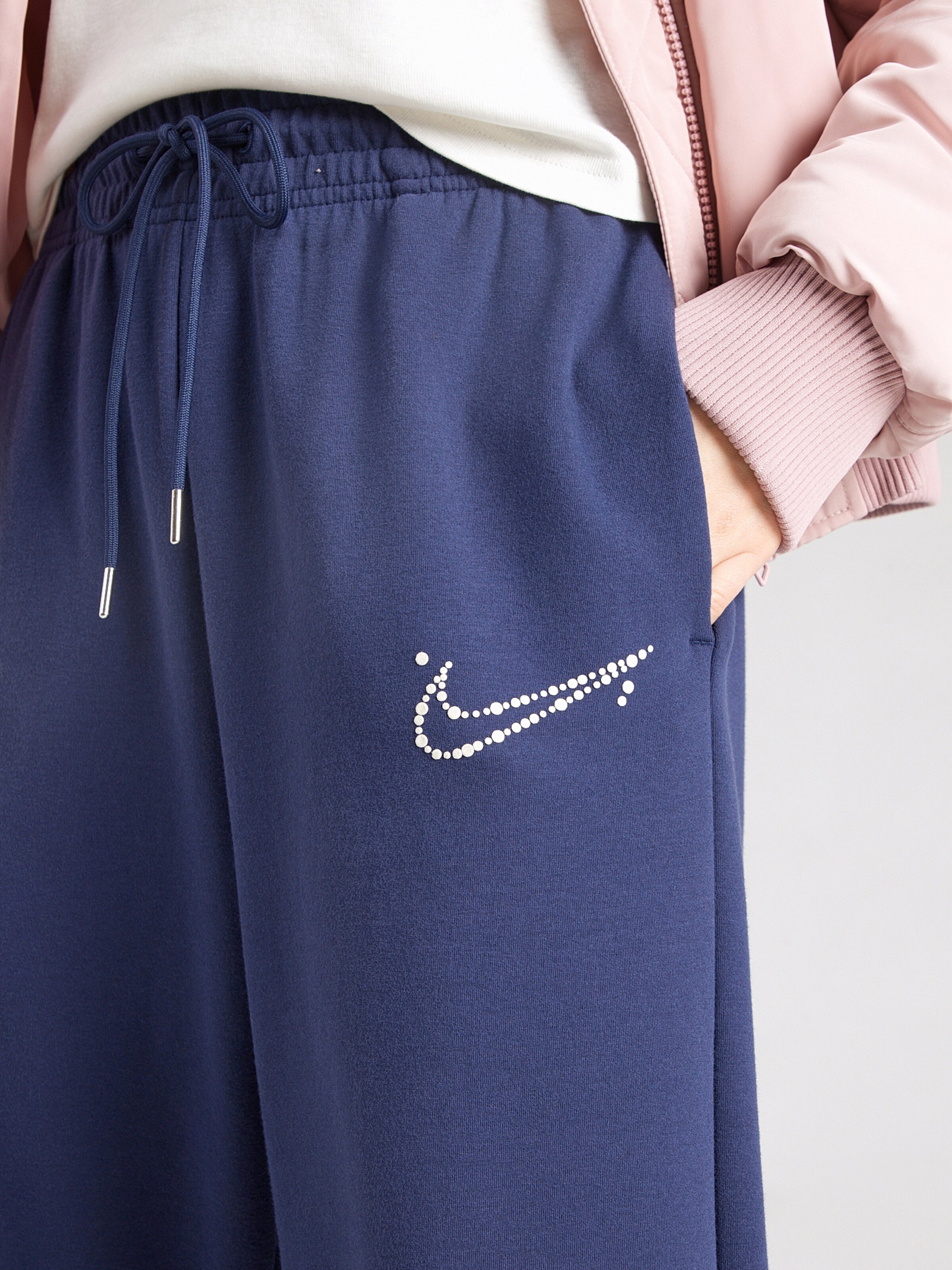 Nike Sportswear Loose fit Pants 'PHNX FLC' in Navy | ABOUT YOU